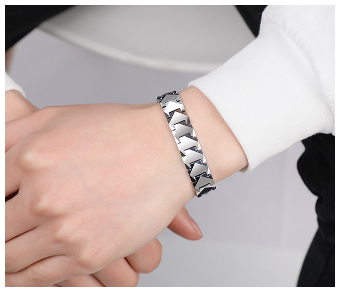 Tungsten Carbide Magnetic Bracelet