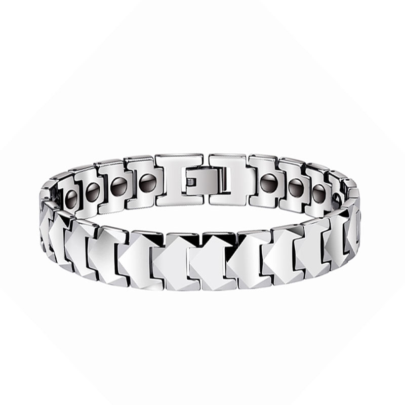 (image for) Mens Tungsten Carbide Magnetic Bracelet